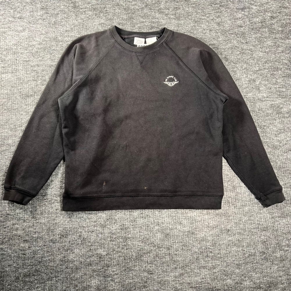 Vintage Tail The Olympic Club Sweatshirt Black Raglan Crewneck Pullover 5062